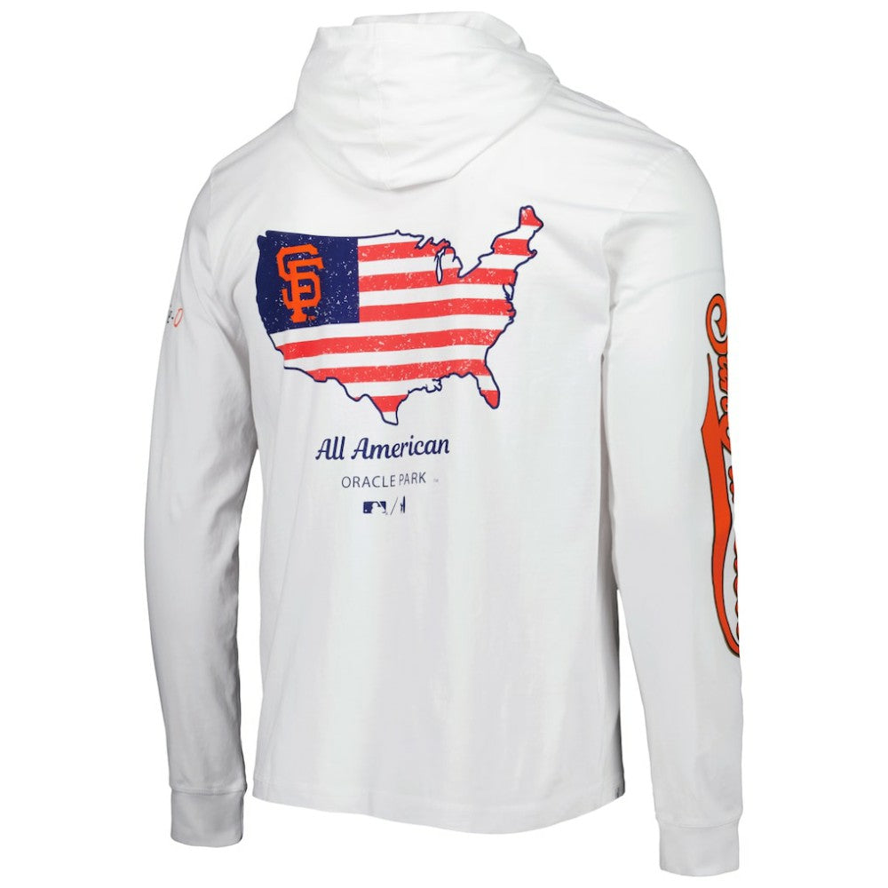 San Francisco Giants johnnie-O Edison Hoodie T-Shirt - White - MLB Online