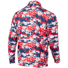 Los Angeles Angels Digital Camo Performance Quarter-Zip Pullover Jacket - Red - MLB Sale