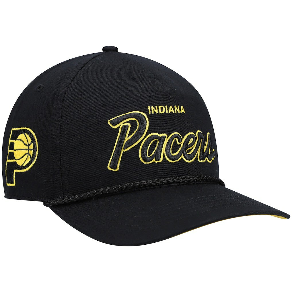Indiana Pacers '47 Crosstown Script Hitch Snapback Hat Black | 47 brand Lifestyle