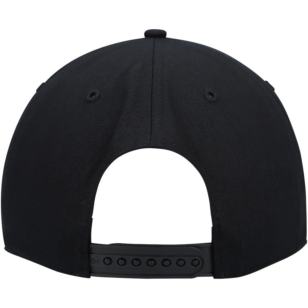 Indiana Pacers '47 Crosstown Script Hitch Snapback Hat Black | 47 brand Lifestyle