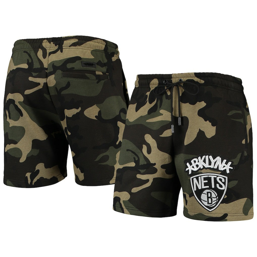 Brooklyn Nets Pro Standard Team Shorts Camo