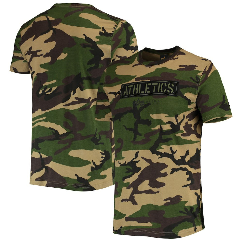 Athletics New Era Club T-Shirt - Camo - New Era Sale