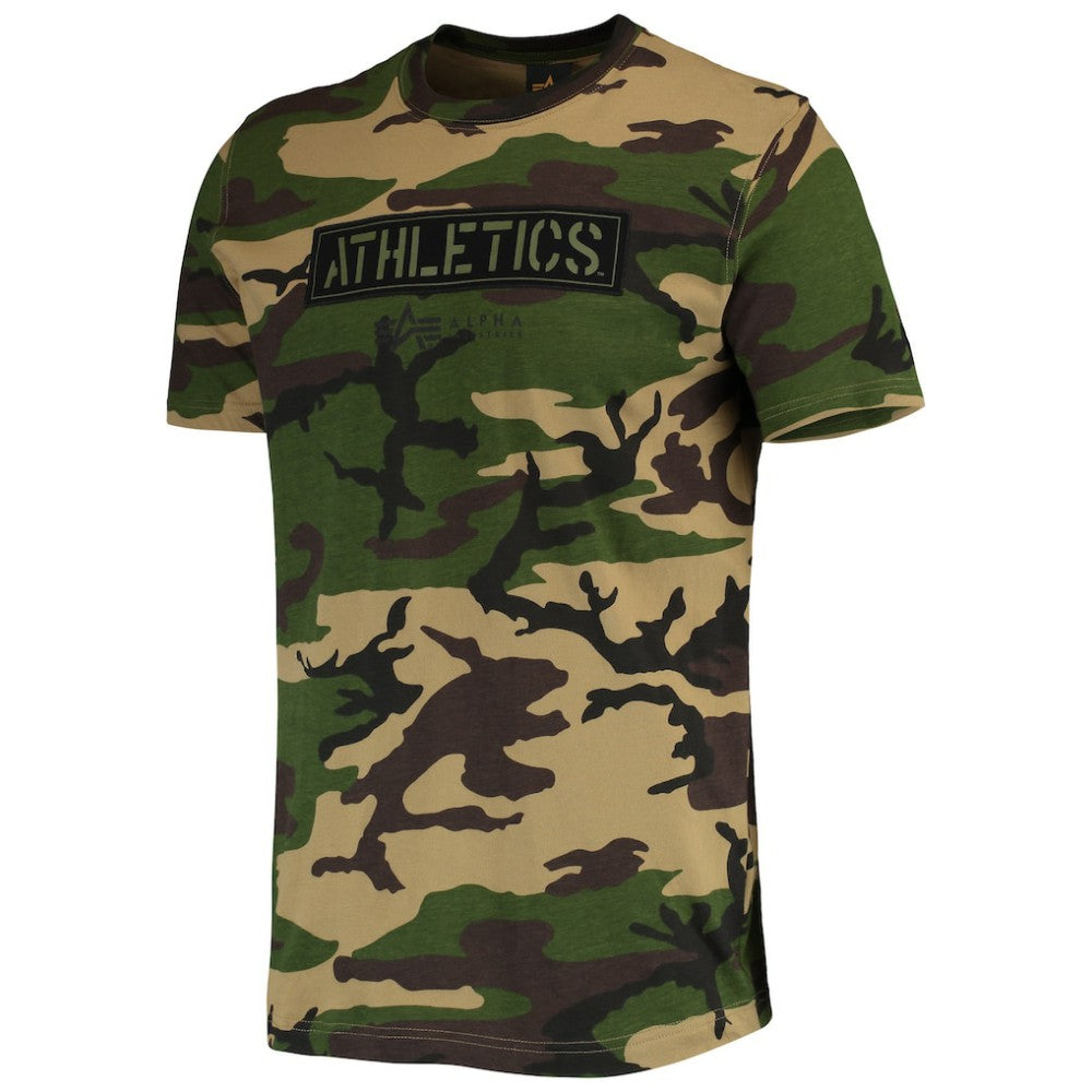 Athletics New Era Club T-Shirt - Camo - New Era Sale