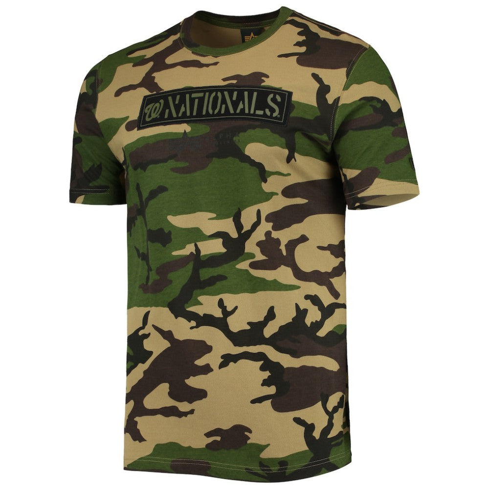 Washington Nationals New Era Club T-Shirt - Camo - New Era Discount