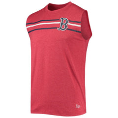 Boston Red Sox New Era Muscle Tank Top - Heathered Red - New Era Discount