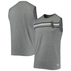 Chicago White Sox New Era Muscle Tank Top - Heathered Gray - New Era on Sale