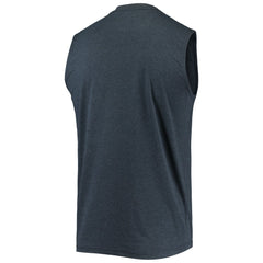 Milwaukee Brewers New Era Muscle Tank Top - Heathered Navy - New Era Lifestyle