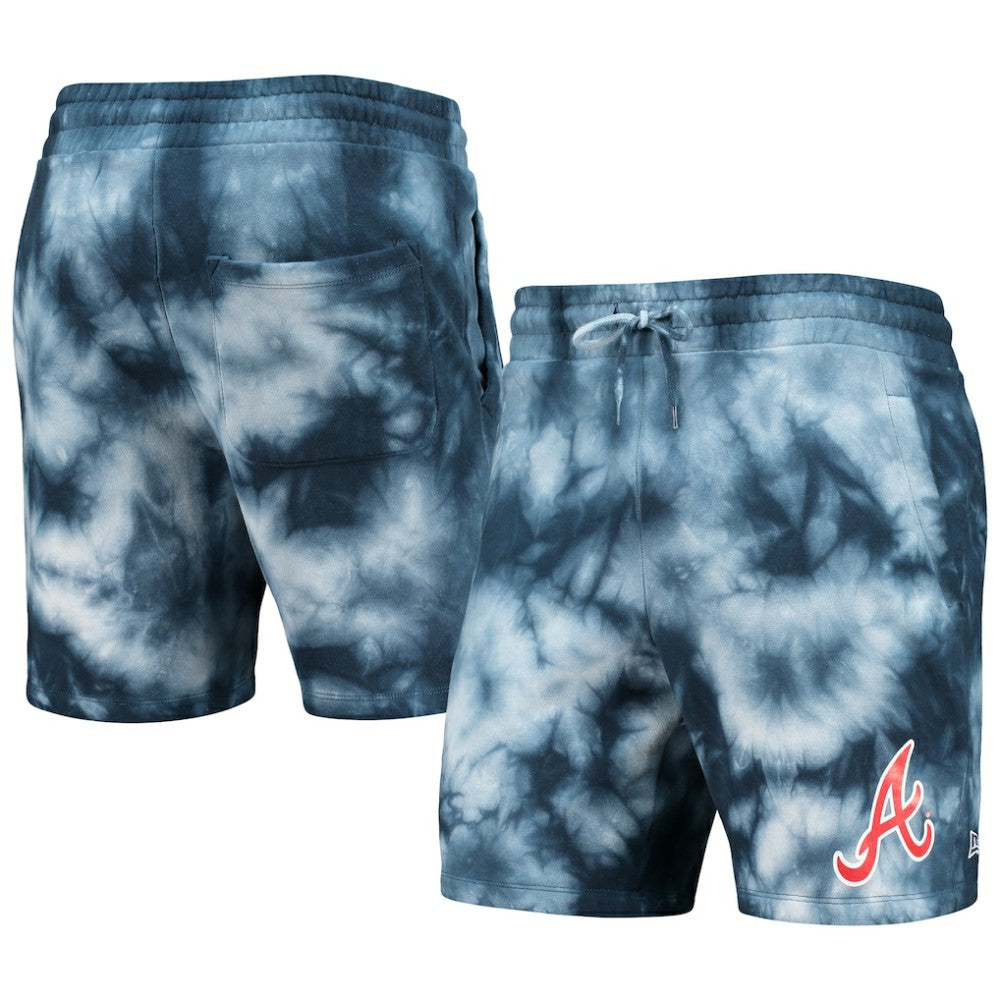 Atlanta Braves New Era Team Dye Shorts - Navy - New Era Lifestyle