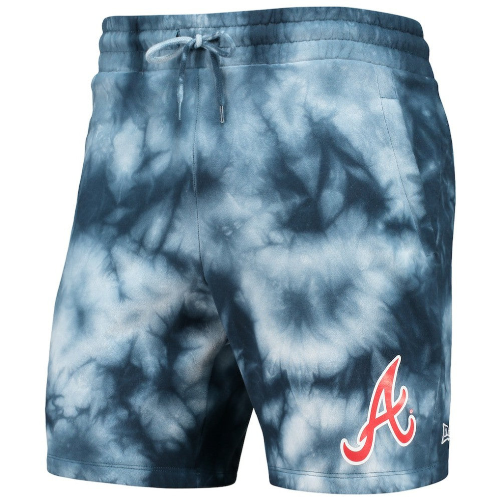 Atlanta Braves New Era Team Dye Shorts - Navy - New Era Lifestyle