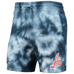 Atlanta Braves New Era Team Dye Shorts - Navy - New Era Lifestyle