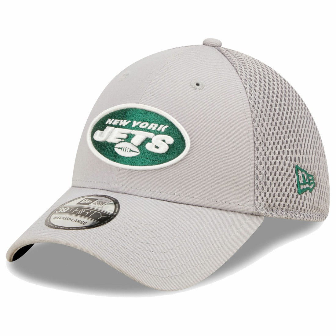 New York Jets New Era Team Neo 39THIRTY Flex Hat Gray