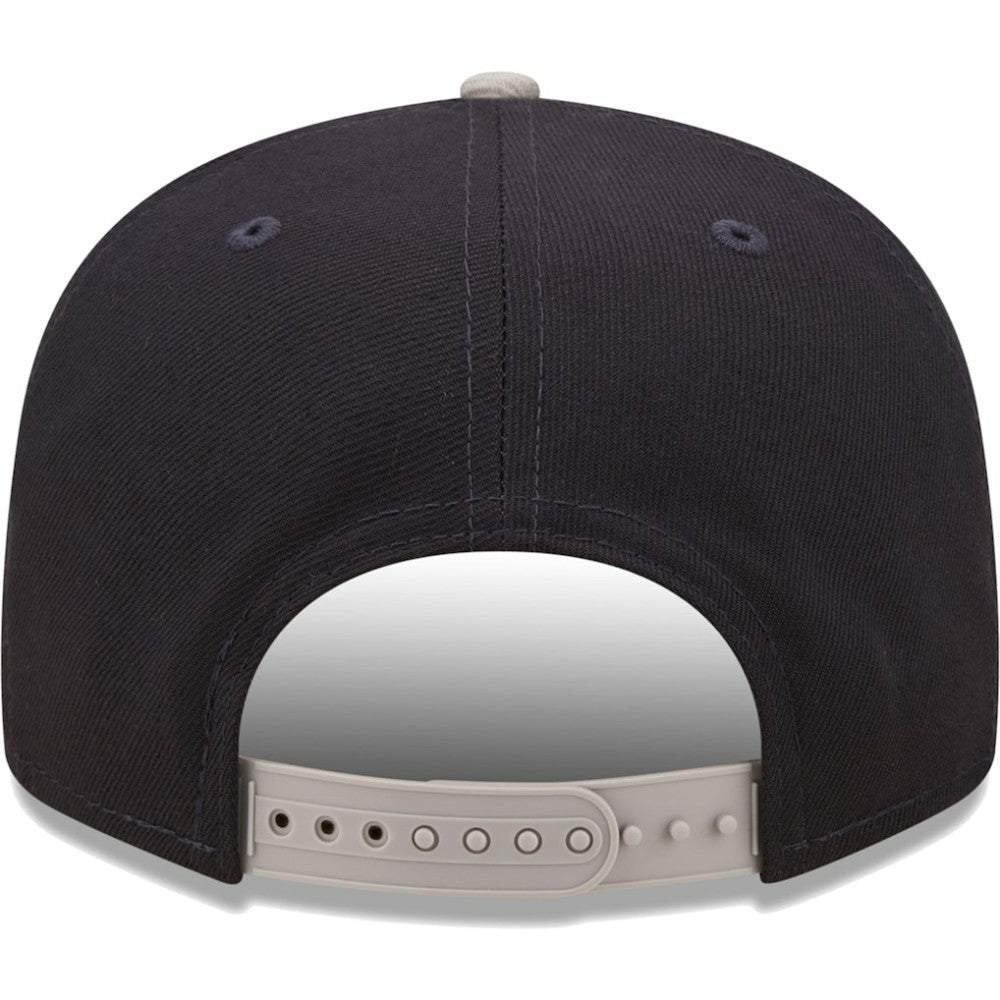 New York Yankees New Era Team Script 9FIFTY Adjustable Snapback Hat - Navy/Gray - New Era on Sale