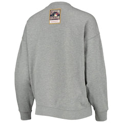 St. Louis Cardinals Mitchell & Ness Women's Cooperstown Collection Logo Lightweight Pullover Sweatshirt - Heathered Gray - Mitchell & Ness Sale