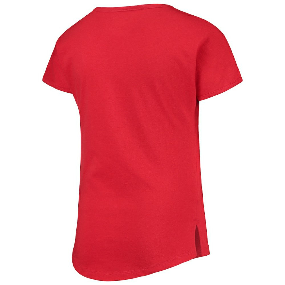 Washington Nationals Girls Youth Dream Scoop-Neck T-Shirt - Red - MLB Sale