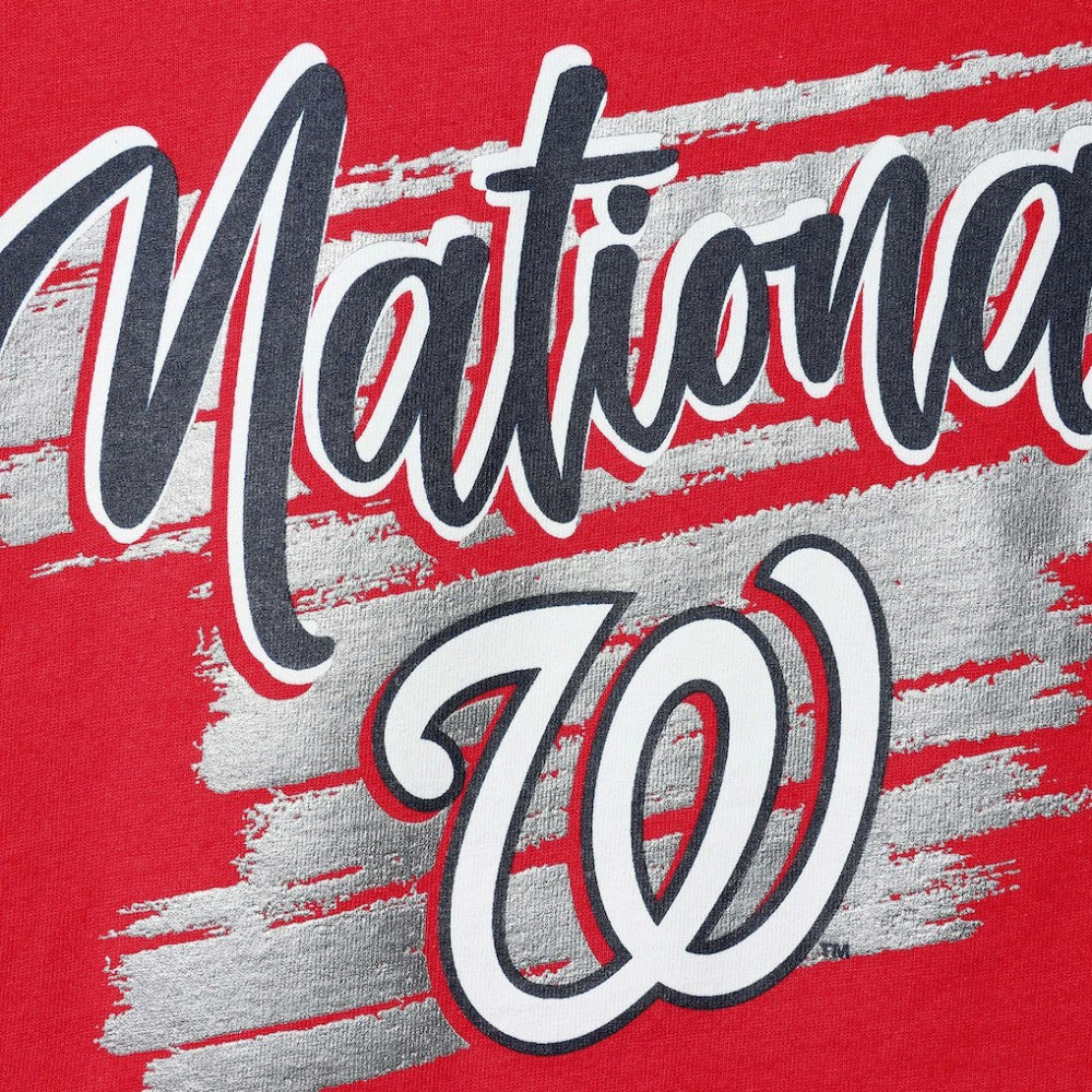 Washington Nationals Girls Youth Dream Scoop-Neck T-Shirt - Red - MLB Sale