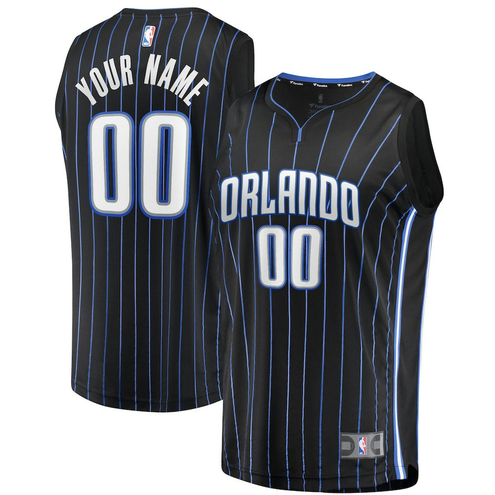 Orlando Magic Youth Fast Break Replica Custom Jersey Black Icon Edition | Fanatics Lifestyle