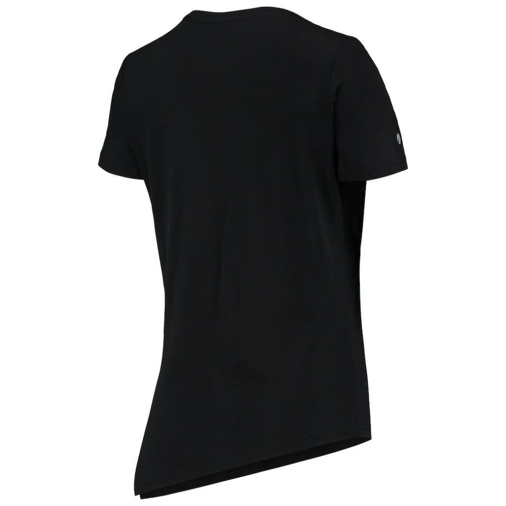 St. Louis Cardinals Levelwear Women's Birch Delta Asymmetrical T-Shirt - Black - MLB on Sale