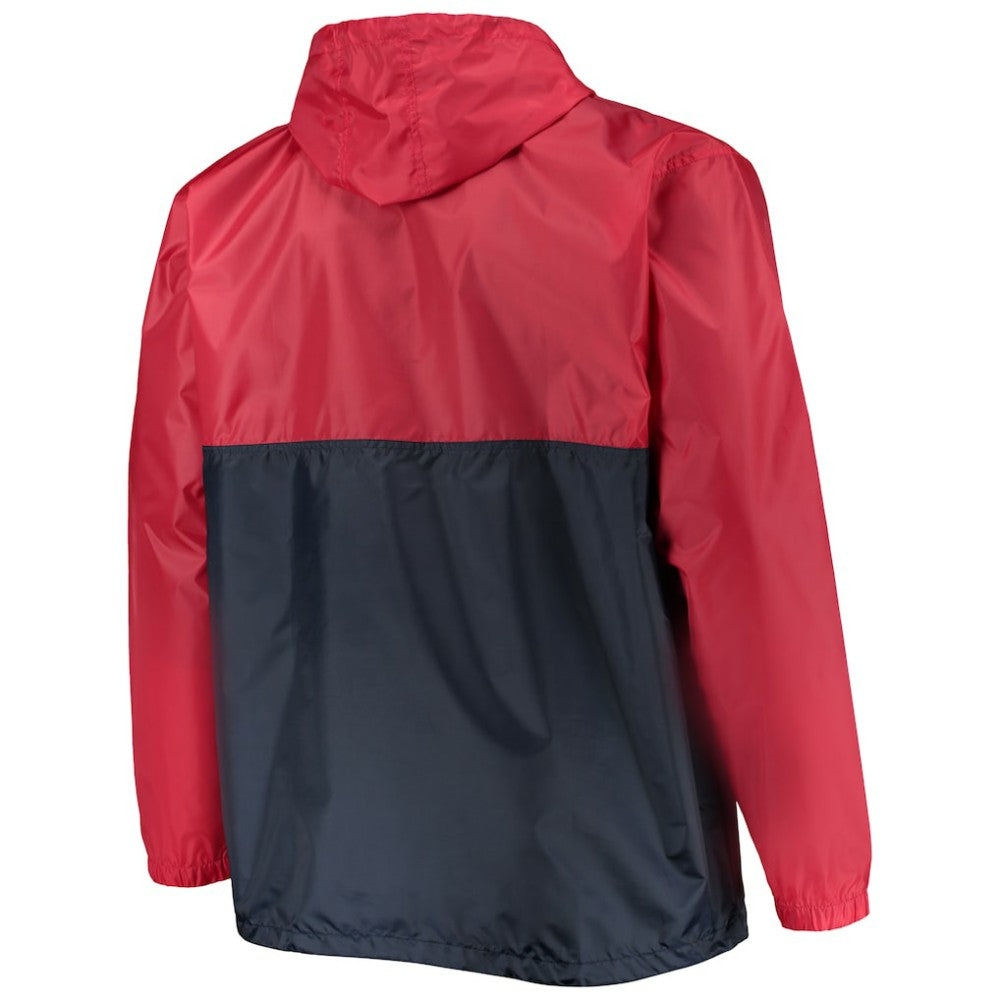 Washington Capitals Big & Tall Anorak Half-Zip Pullover Hoodie - Red - NHL 4675559