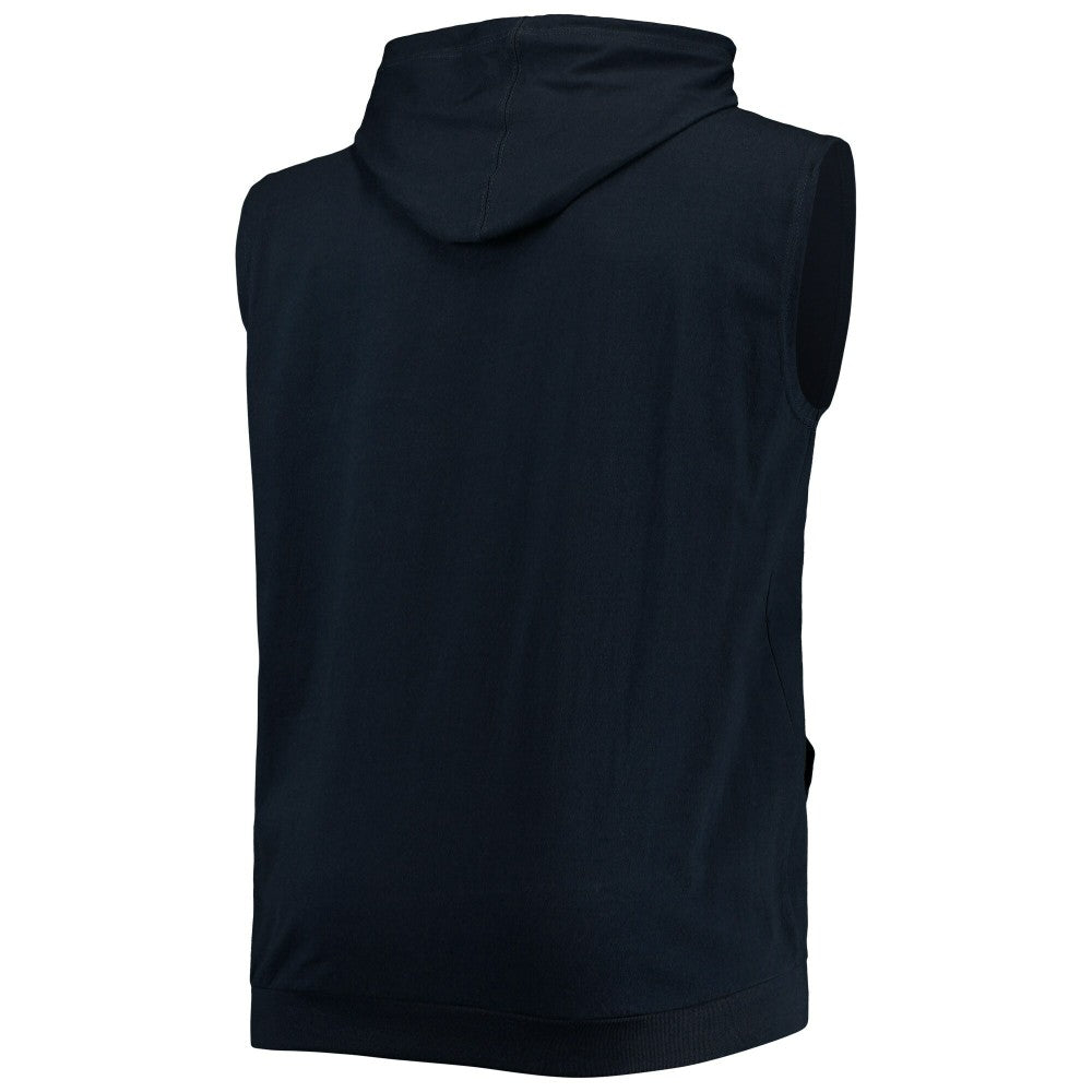 Cleveland Guardians Jersey Muscle Sleeveless Pullover Hoodie - Navy - MLB on Sale