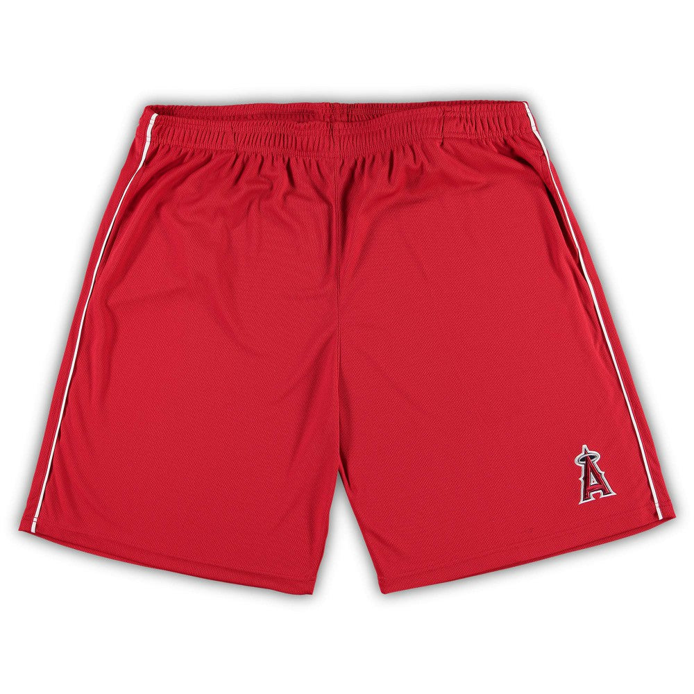 Los Angeles Angels Big & Tall Mesh Shorts - Red - MLB Sale