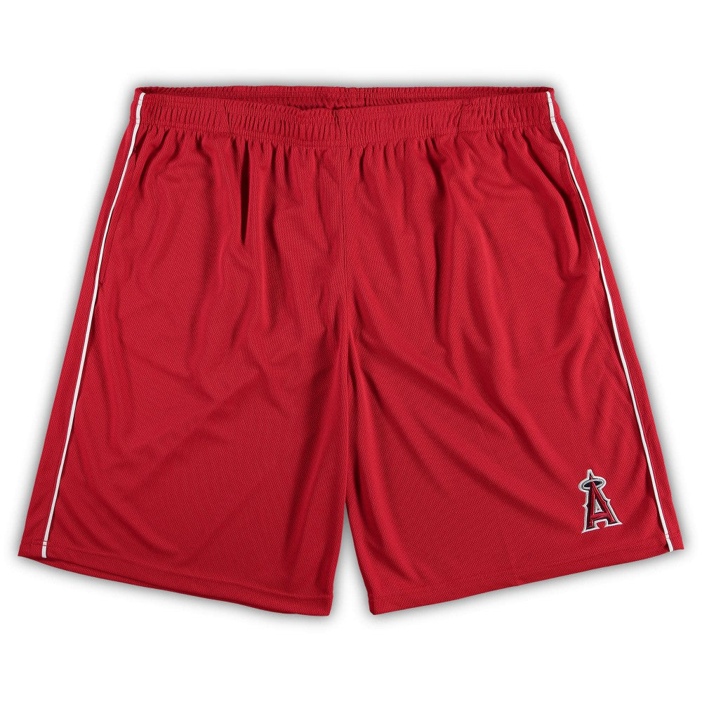 Los Angeles Angels Big & Tall Mesh Shorts - Red - MLB Sale
