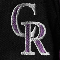Colorado Rockies Big & Tall Mesh Shorts - Black - MLB Lifestyle