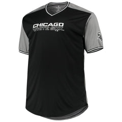 Chicago White Sox Solid V-Neck T-Shirt - Black/Gray - MLB on Sale