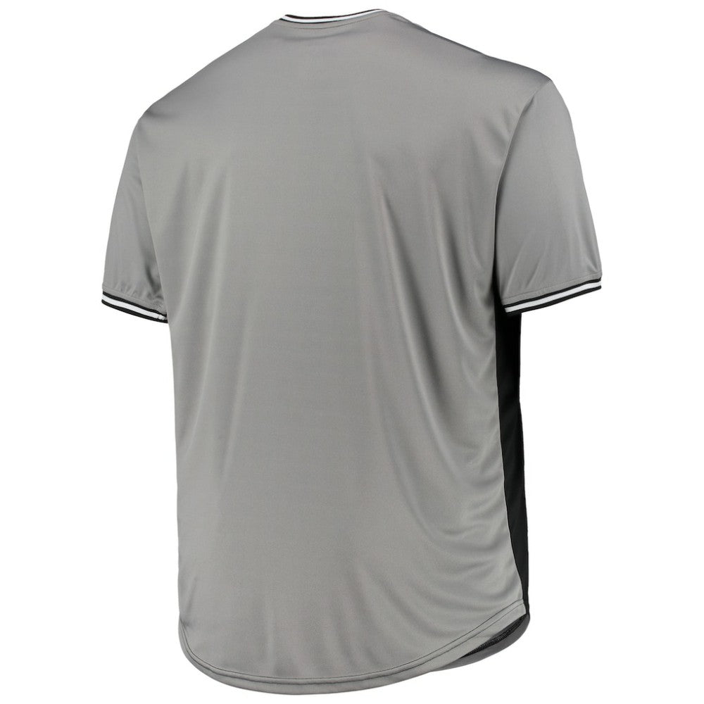 Chicago White Sox Solid V-Neck T-Shirt - Black/Gray - MLB on Sale