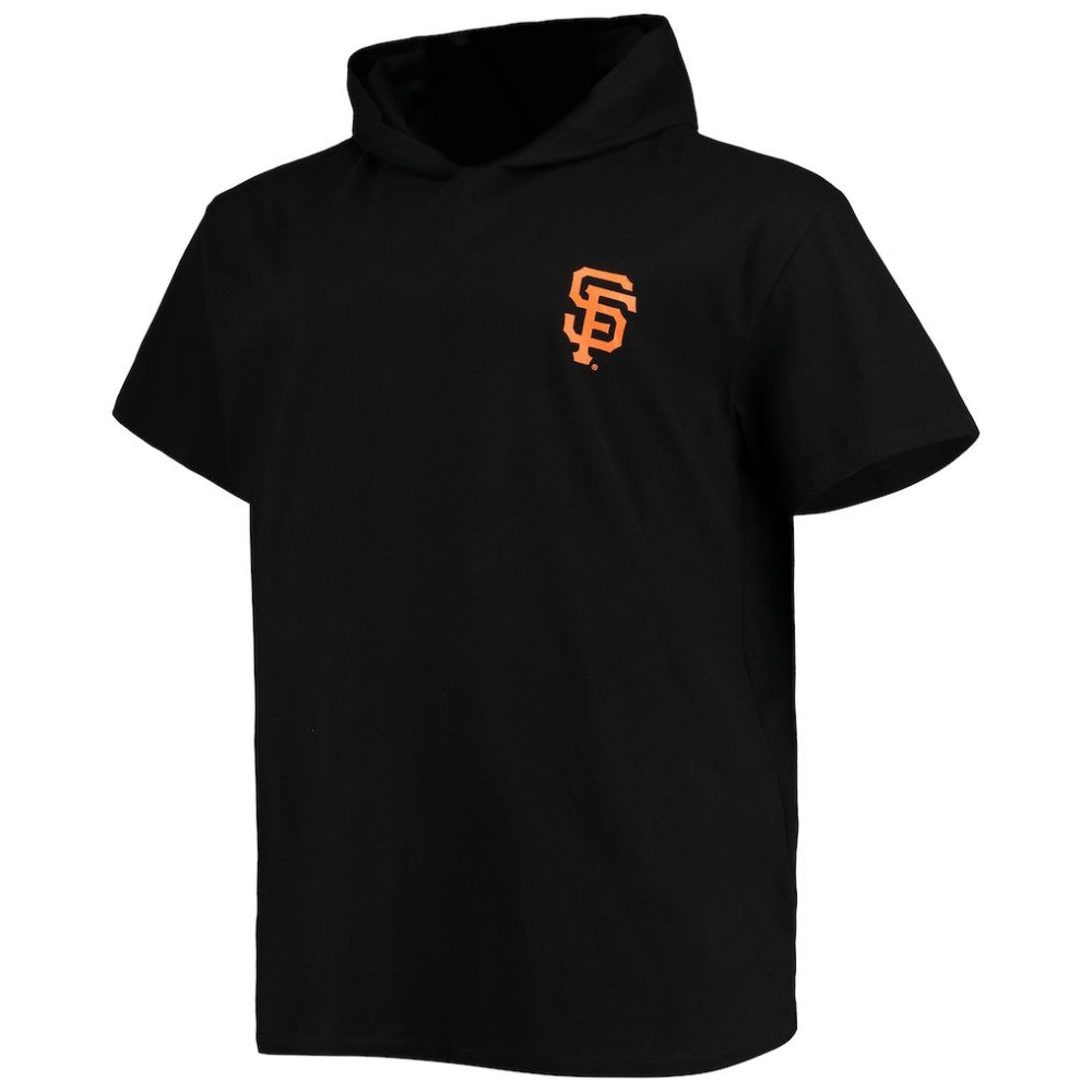 San Francisco Giants Big & Tall Jersey Short Sleeve Pullover Hoodie T-Shirt - Black - MLB on Sale
