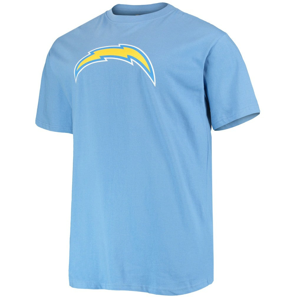 Fanatics Justin Herbert Los Angeles Chargers Big & Tall Player Name & Number T-Shirt Powder Blue