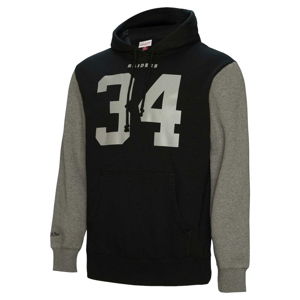 Mitchell & Ness Bo Jackson Las Vegas Raiders Retired Player Name & Number Pullover Hoodie Black