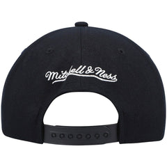 Boston Celtics Hardwood Classics Script 2.0 Snapback Hat Black | Mitchell & Ness Lifestyle