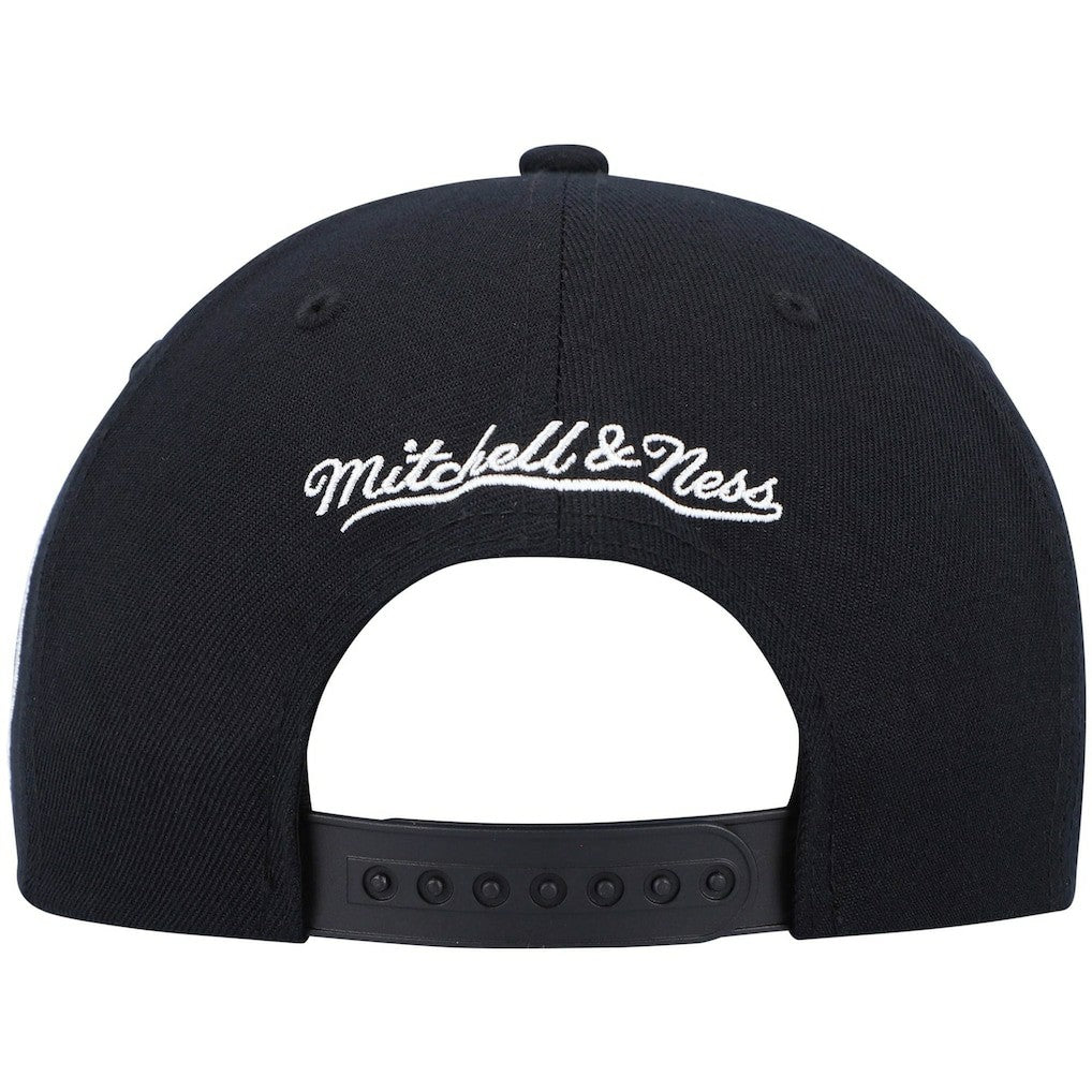 Brooklyn Nets Hardwood Classics Script 2.0 Snapback Hat Black | Mitchell & Ness discount