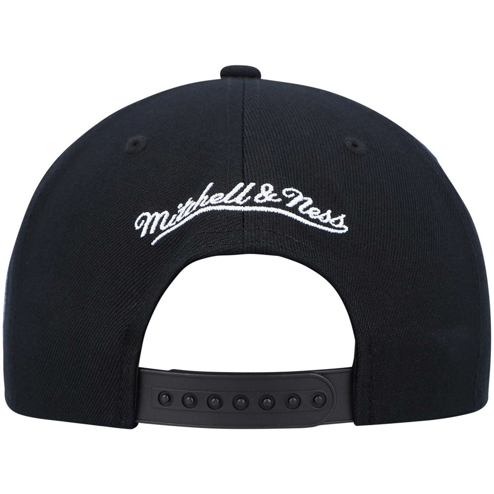 Minnesota Timberwolves Hardwood Classics Script 2.0 Snapback Hat Black | Mitchell & Ness US