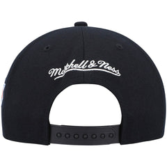 New York Knicks Hardwood Classics Script 2.0 Snapback Hat Black | Mitchell & Ness for sale