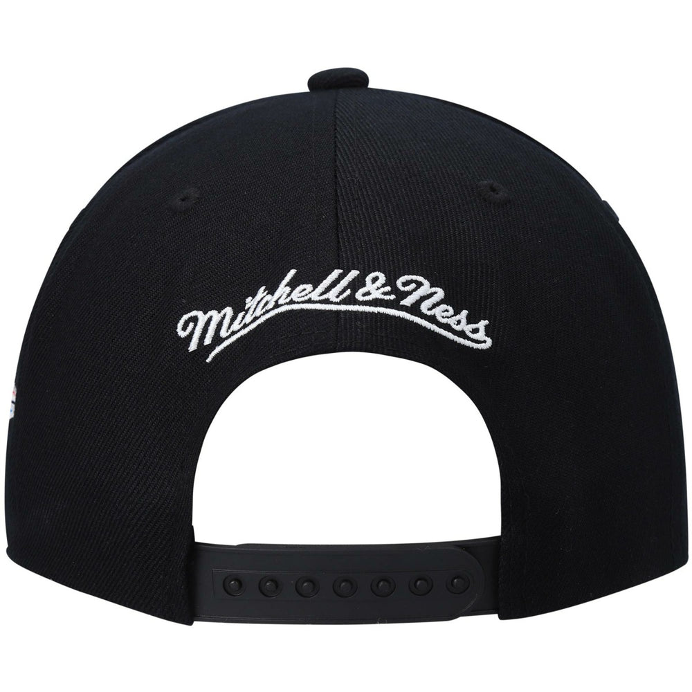Oklahoma City Thunder Hardwood Classics Script 2.0 Snapback Hat Black | Mitchell & Ness online