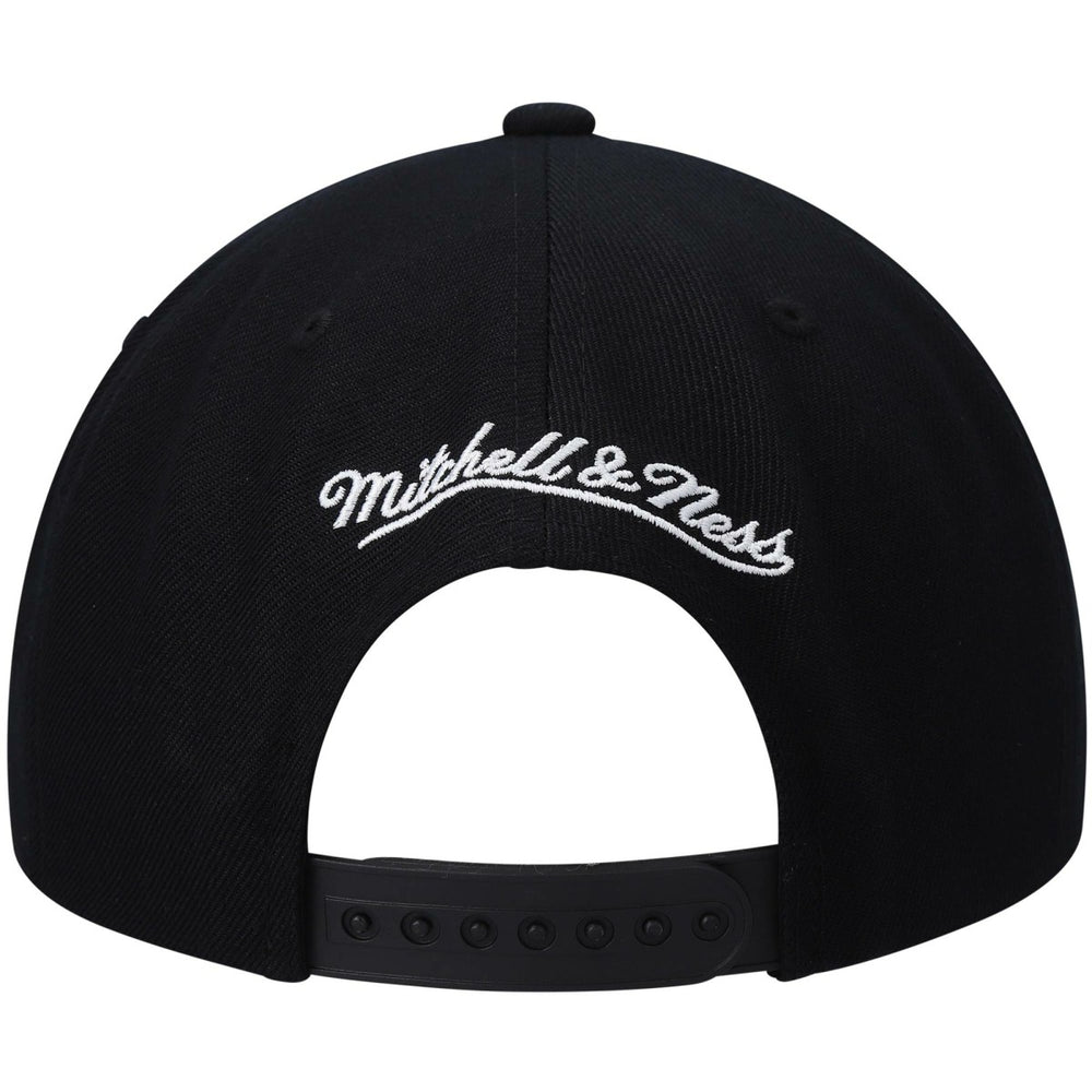 Sacramento Kings Hardwood Classics Script 2.0 Snapback Hat Black | Mitchell & Ness outlet