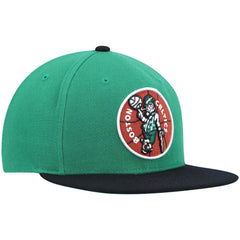 Boston Celtics Hardwood Classics Team Two-Tone 2.0 Snapback Hat Kelly Green/Black | Mitchell & Ness outlet