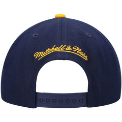 Golden State Warriors Hardwood Classics Team Two-Tone 2.0 Snapback Hat for sale Navy/Gold | Mitchell & Ness