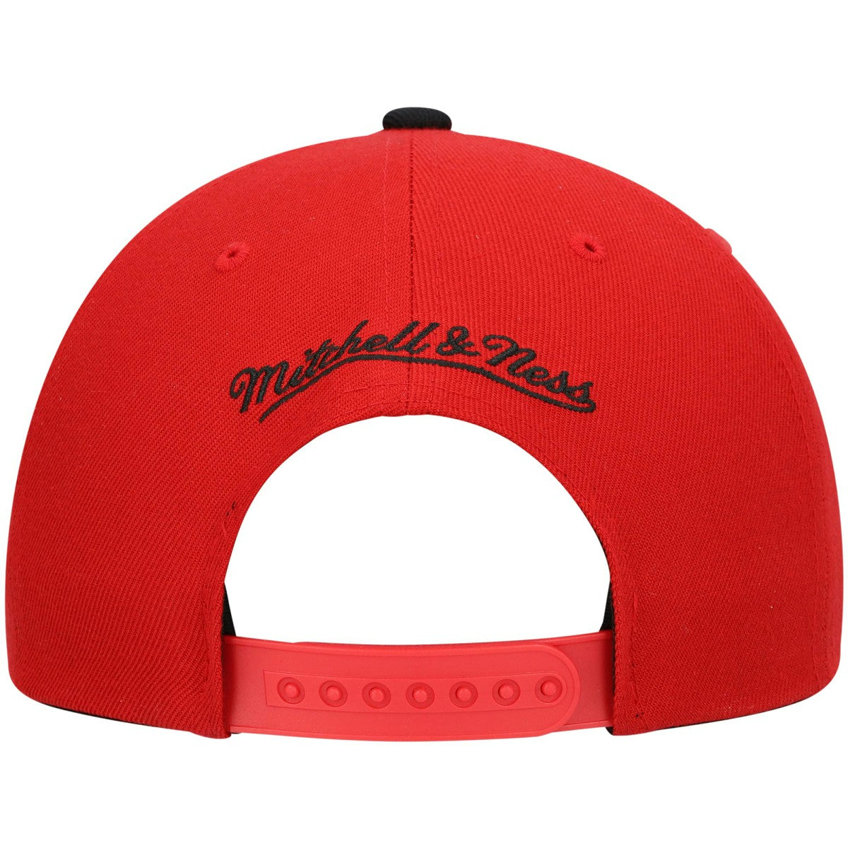 Miami Heat Hardwood Classics Team Two-Tone 2.0 Snapback Hat Red/Black | Mitchell & Ness