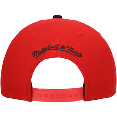 Miami Heat Hardwood Classics Team Two-Tone 2.0 Snapback Hat Red/Black | Mitchell & Ness