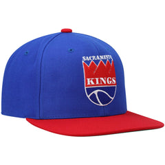 Sacramento Kings Hardwood Classics Team Two-Tone 2.0 Snapback Hat Blue/Red | Mitchell & Ness Near Me