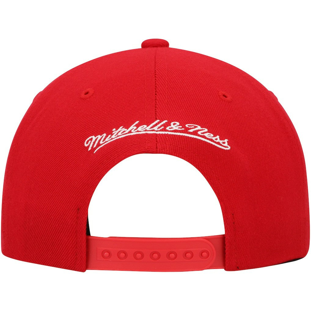 Atlanta Hawks Hardwood Classics Team Ground 2.0 Snapback Hat Red | Mitchell & Ness for sale