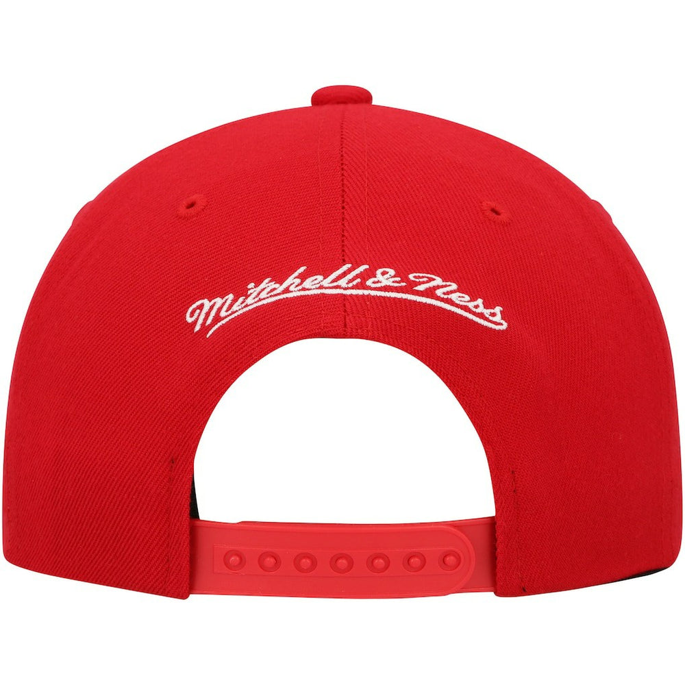 Atlanta Hawks Hardwood Classics Team Ground 2.0 Snapback Hat Red | Mitchell & Ness for sale
