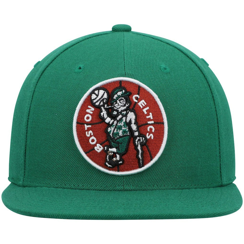 Boston Celtics Hardwood Classics Team Ground 2.0 Snapback Hat Kelly Green | Mitchell & Ness online
