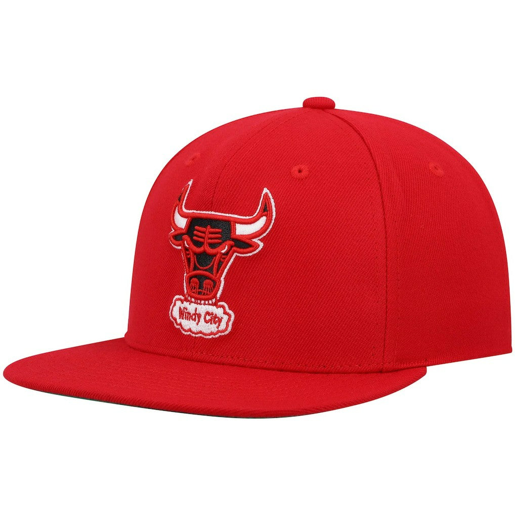 Chicago Bulls Hardwood Classics Team Ground 2.0 Snapback Hat Red | Mitchell & Ness for sale