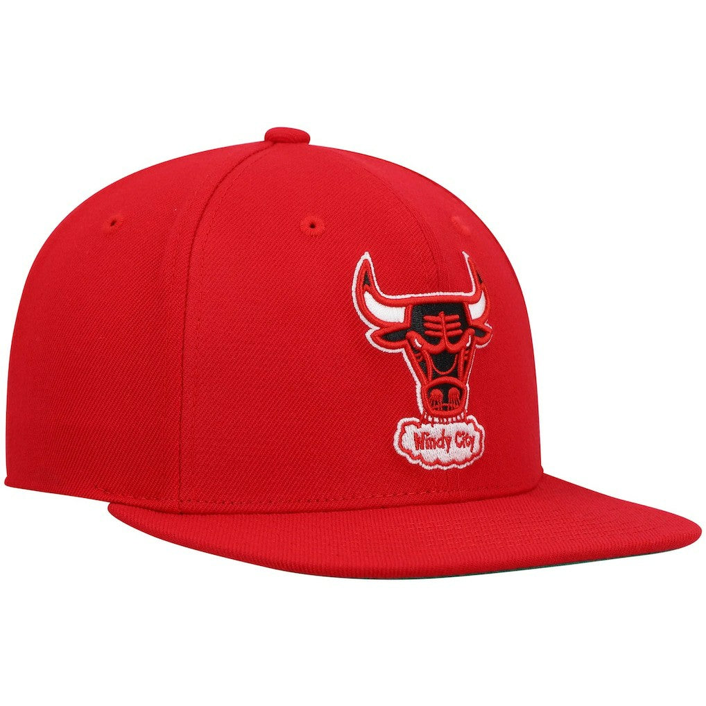 Chicago Bulls Hardwood Classics Team Ground 2.0 Snapback Hat Red | Mitchell & Ness for sale