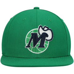 Dallas Mavericks Hardwood Classics Team Ground 2.0 Snapback Hat for sale Green | Mitchell & Ness discount