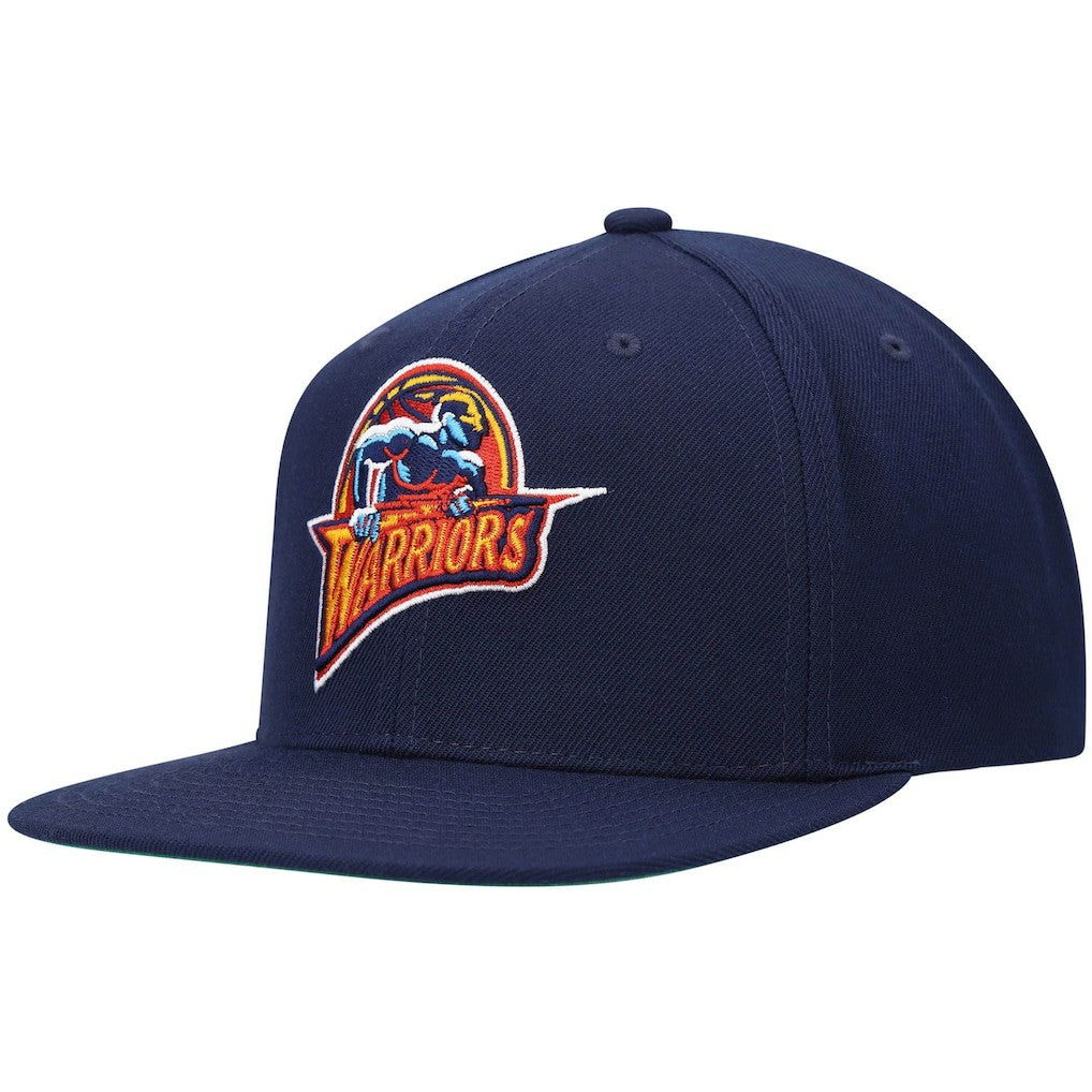 Golden State Warriors Hardwood Classics Team Ground 2.0 Snapback Hat for sale Navy | Mitchell & Ness for sale
