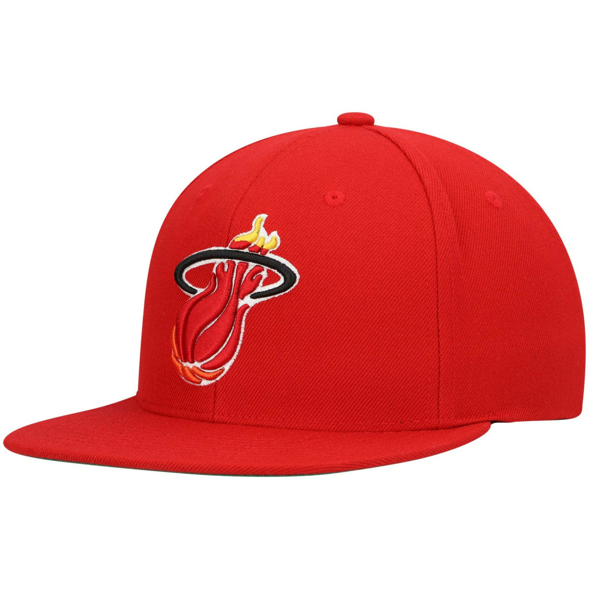 Miami Heat Hardwood Classics Team Ground 2.0 Snapback Hat Red | Mitchell & Ness discount